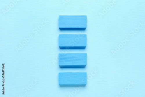 Blocks with check marks on ...