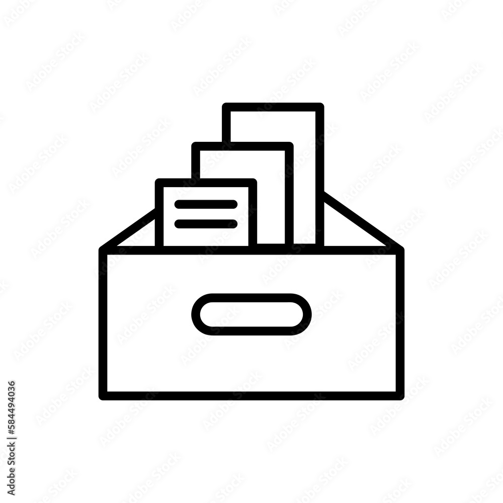 Archive vector icon flat trendy style illustration on white background..eps Archive vector icon flat trendy style illustration on white background..eps