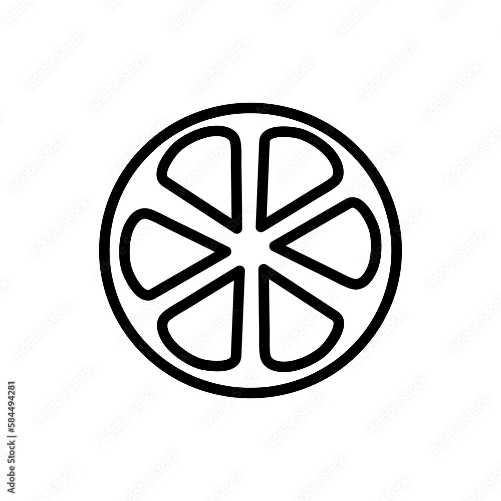 Lemon vector icon vector flat illustration on white background..eps Lemon vector icon vector flat illustration on white background..eps