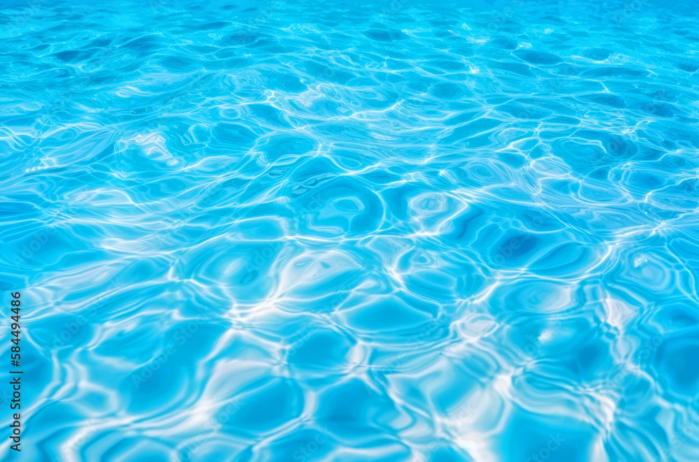 Abstract background blue water surface swimming pool,turquoise beach bluewater surface background