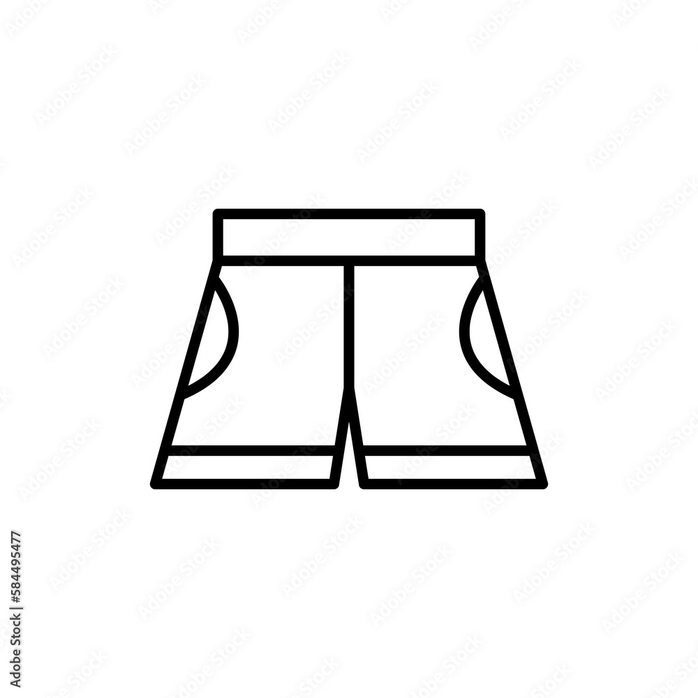 Short vector icon, pants symbol. flat vector illustration for web site or mobile app.eps Short vector icon, pants symbol. flat vector illustration for web site or mobile app.eps