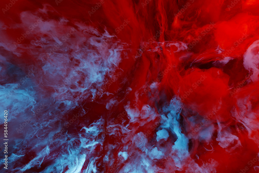 Abstract Unstructured Smoke Background, 3d rendering