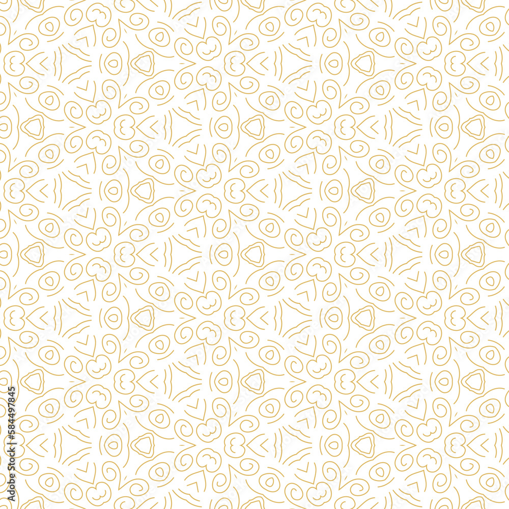 Golden and white geometric grid pattern vector Golden and white geometric grid pattern vector