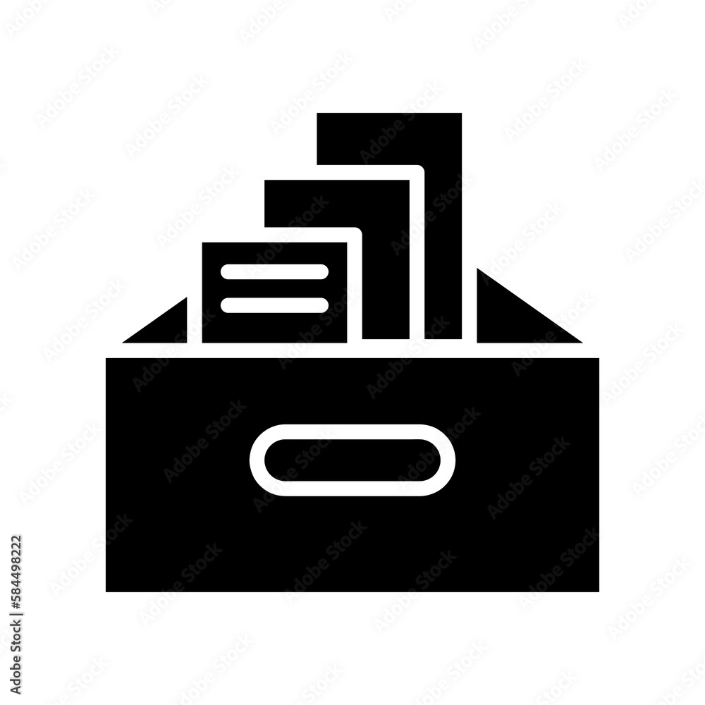 Archive vector icon flat trendy style illustration on white background. Archive vector icon flat trendy style illustration on white background.