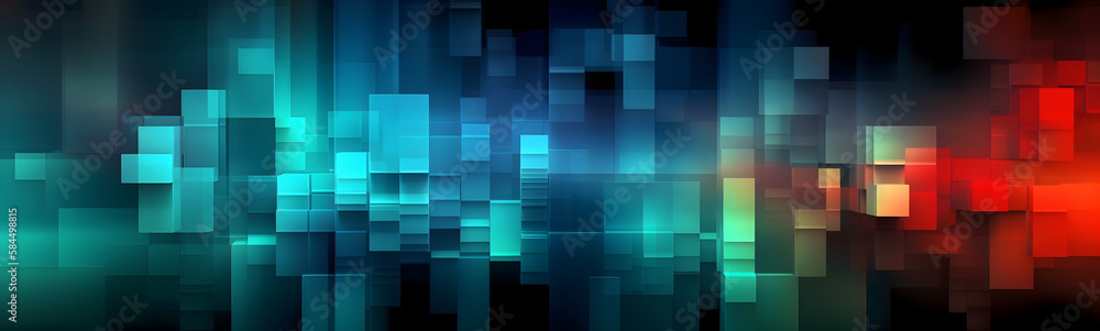 Dynamic Abstract Pixel Motion Tile Background, Mosaic, Grid Square Captivating Geometric Designs for High-Impact Banners and Graphics