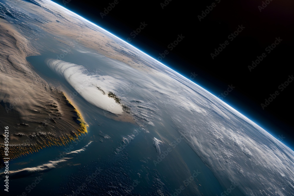 Fototapeta premium 地球のイメージ with generative ai