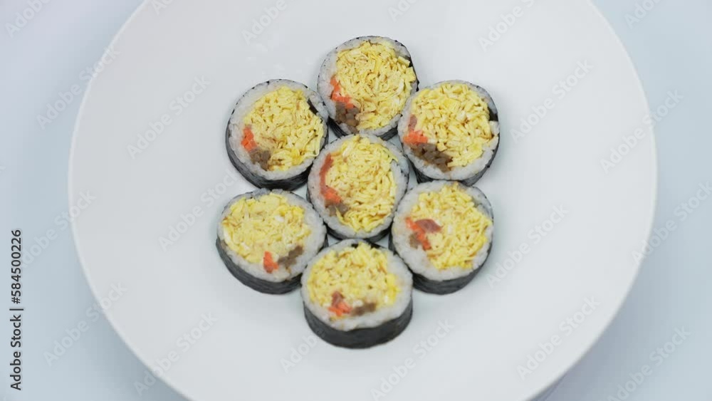 Korean easy healthy food Gimbap Korean easy healthy food Gimbap