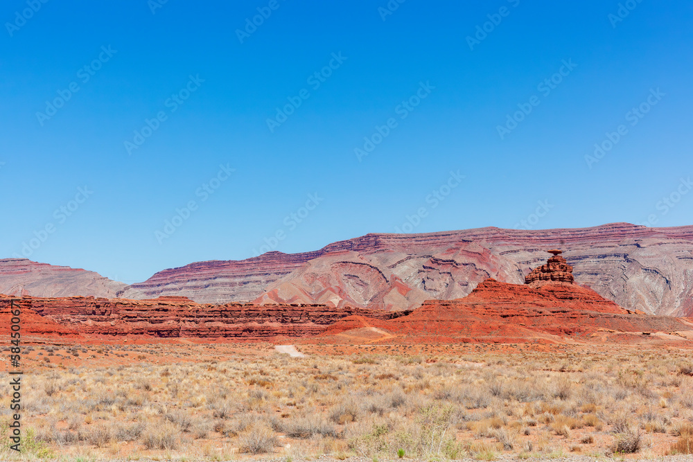 Mexican Hat formation in Monument Valley