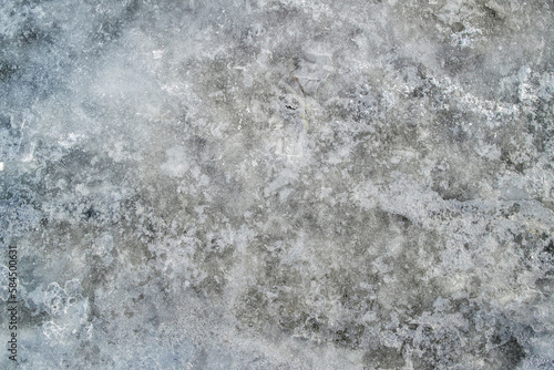 Abstract ice background. Detailed background texture of ice as a texture or background. Melting Ice