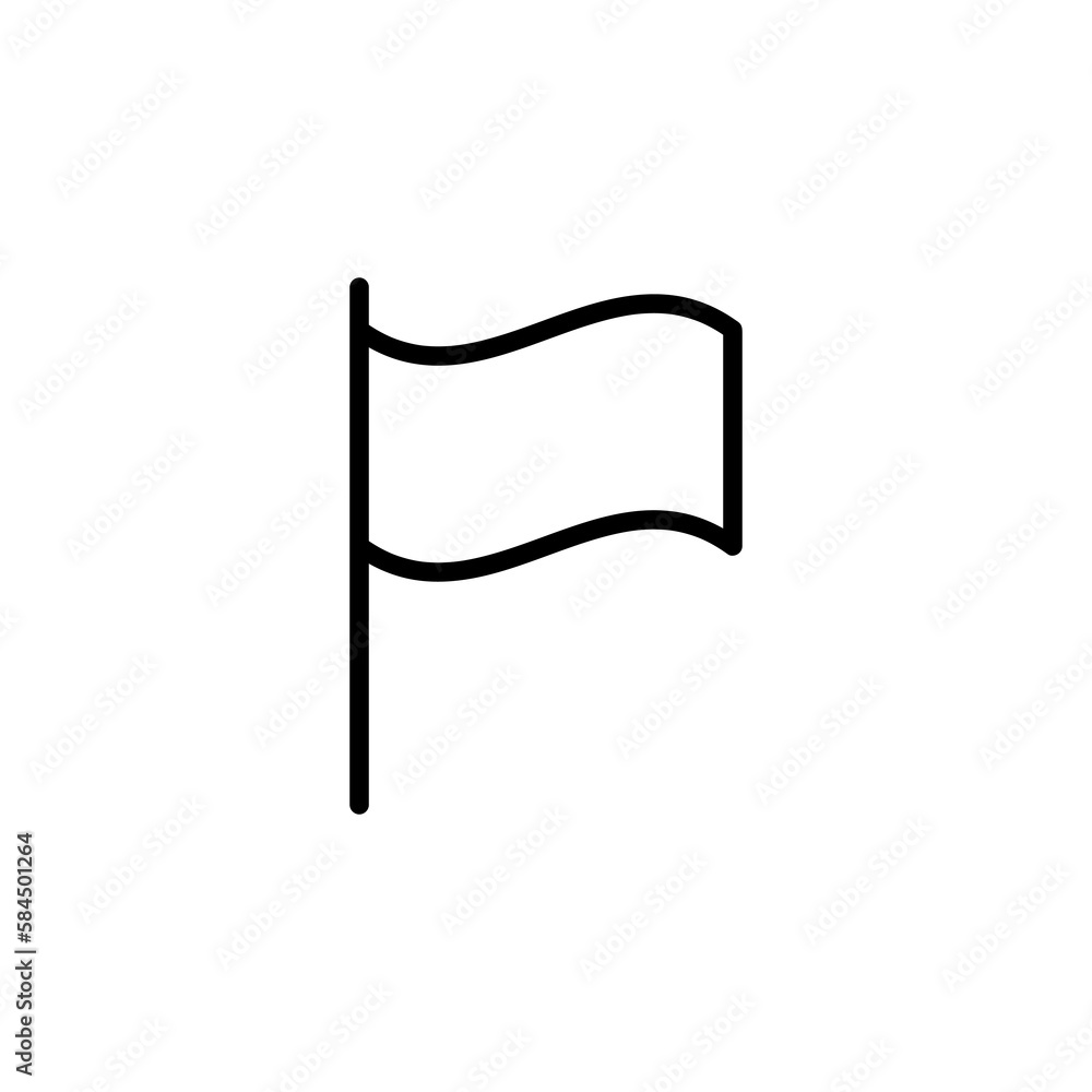 Flag vector icon flat trendy style ilustration on white background..eps Flag vector icon flat trendy style ilustration on white background..eps