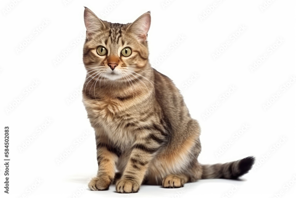 british cat isolated on white british cat isolated on white