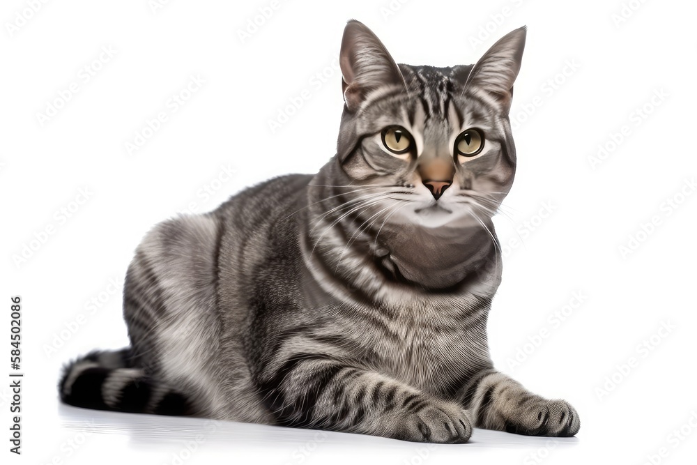 british cat isolated on white british cat isolated on white
