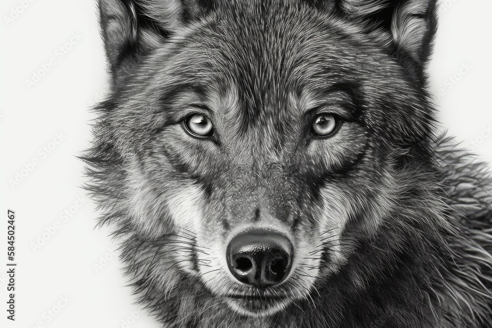 wolf head profile