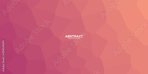 abstract orange background with voronoi diagram style. vector illustration.