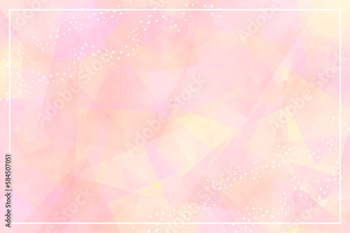 Multicolored abstract background that looks like it was painted in pastel - pink (The white dot and line parts are separate and put on top, so you can delete them or move their location.)