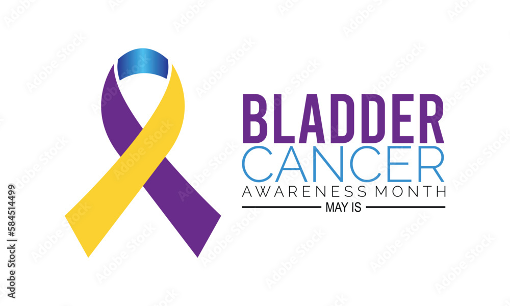 Bladder Cancer Awareness Month Observed Each Year In May Vector