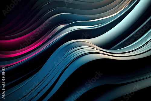 Abstract Modern 3D Background, Generative AI