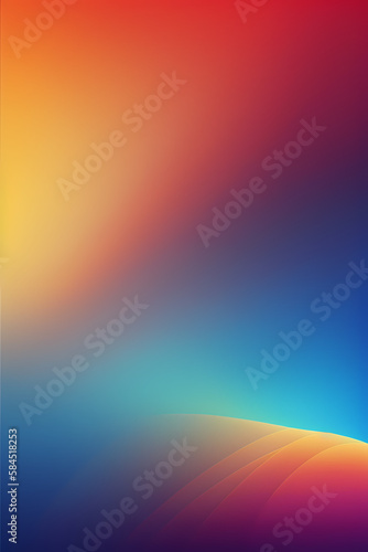 Abstract Gradient vertical background or wallpaper for a mobile or any portrait devices, generative AI