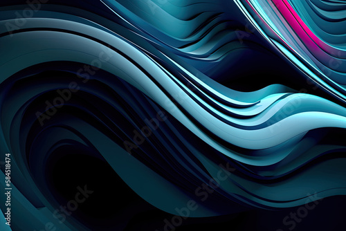 Abstract Modern 3D Background, Generative AI