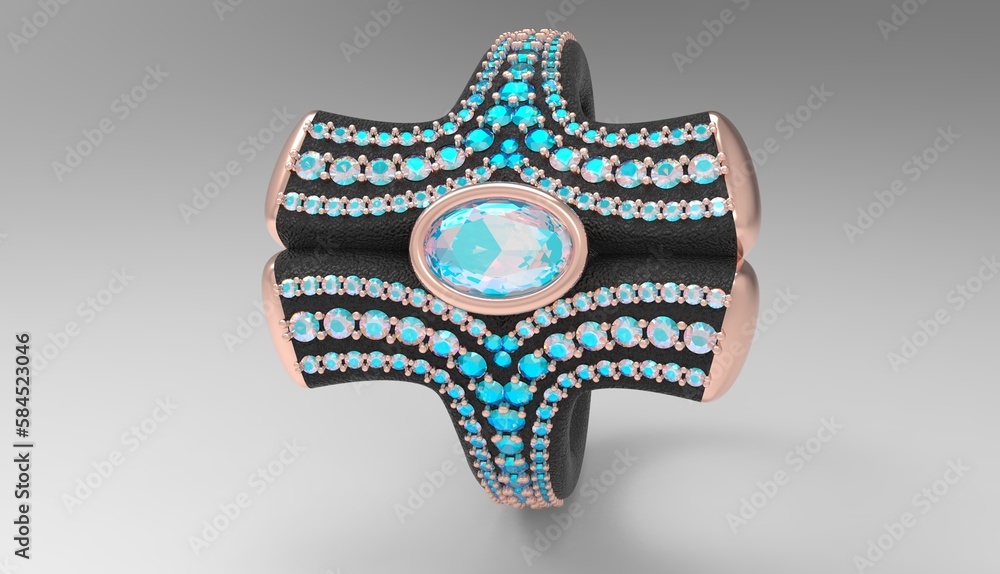 Obraz premium new jewelry ring 