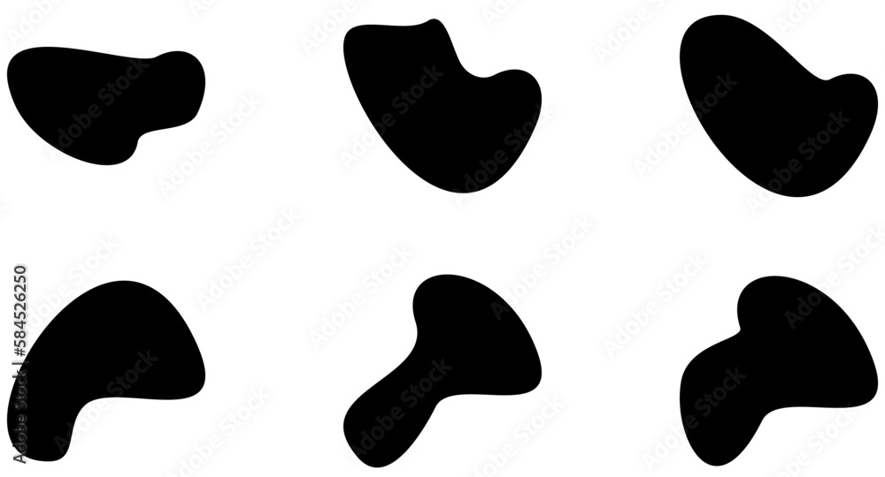 Liquid and fluid shape Black symbol Liquid and fluid shape Black symbol