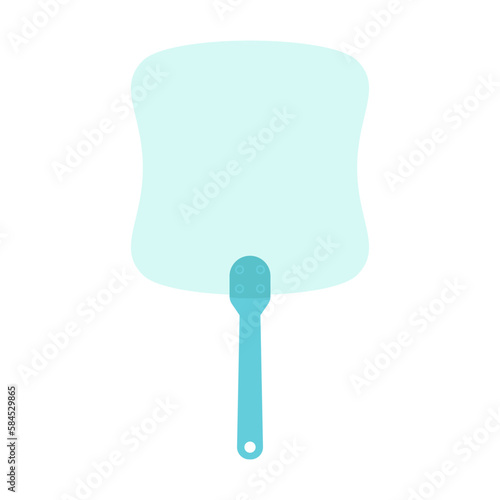Plain Aesthetic Manual Handle Hand Fan
