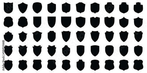 Shield Emblem and Badge Set of 50 
