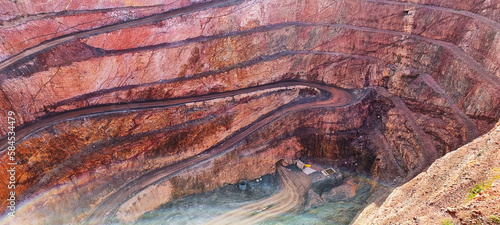 Open Cut Mine Cobar Australia photo