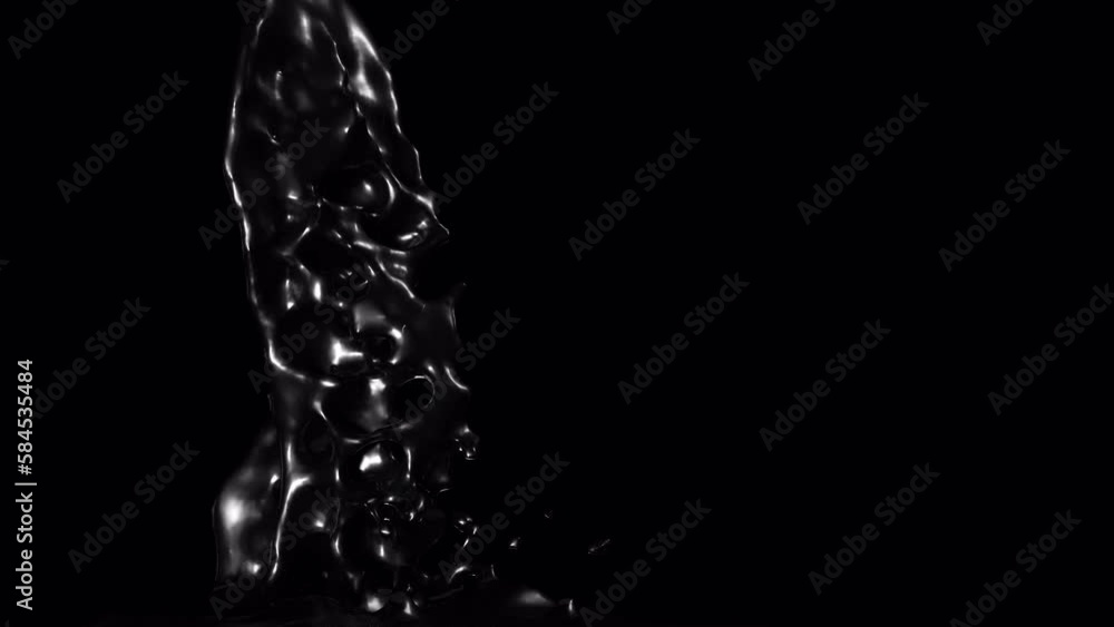 Pouring oil on alpha channel Pouring oil on alpha channel