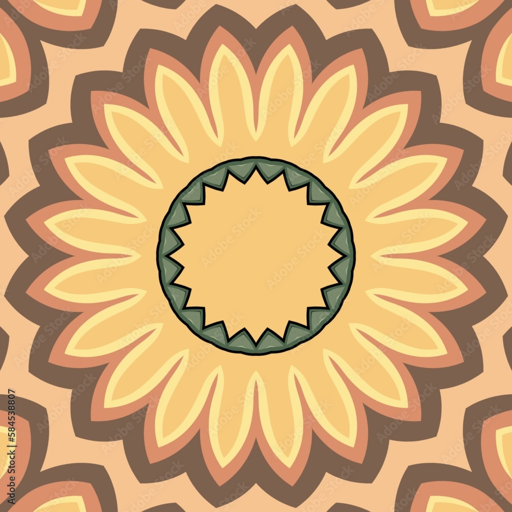 Mandala flower design concept for element design Mandala flower design concept for element design