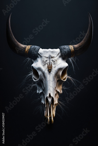 Cow Skull The Mystic Symbolism of the Cow Skull AI-Generated