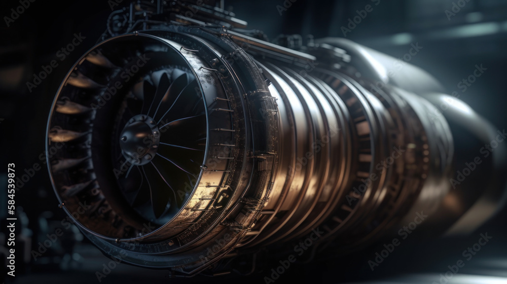 Fototapeta premium Jet Engine