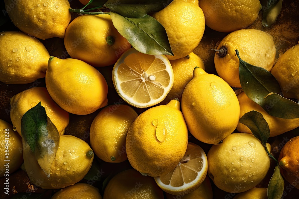 Fresh Lemon Background