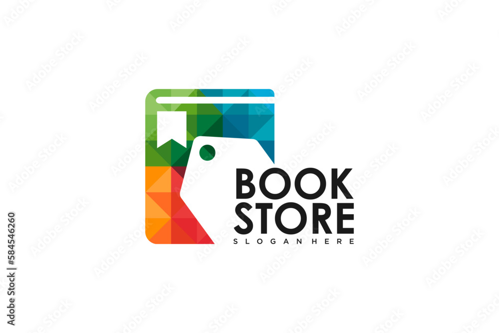 Fototapeta premium Education and learning logo design vector