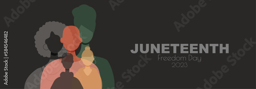 Juneteenth Freedom Day 2023 banner.