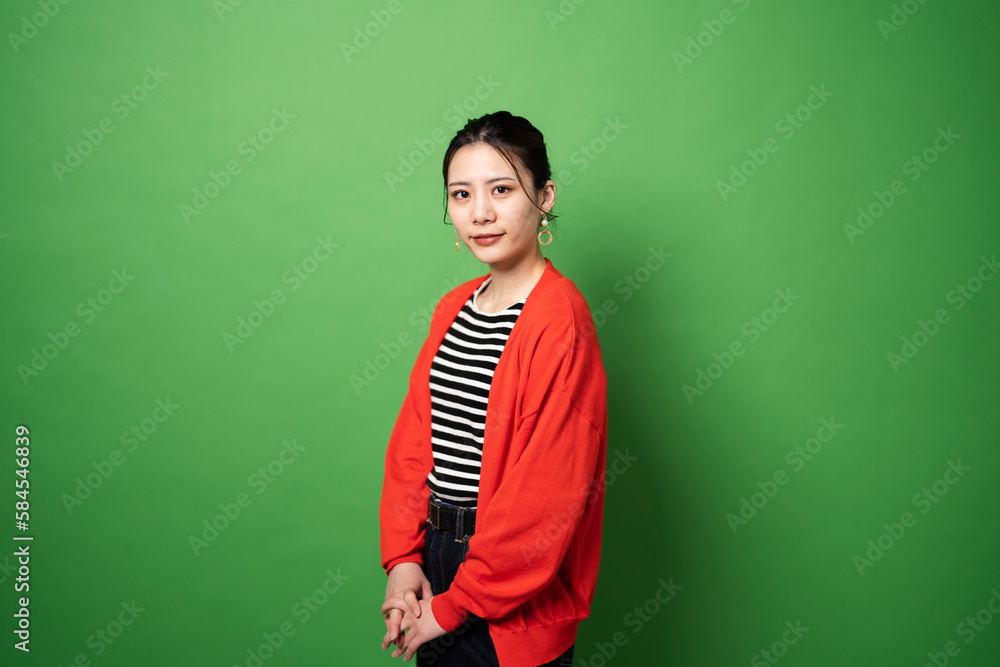 爽やかな女性 爽やかな女性