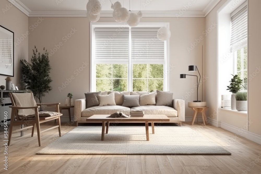modern living room made with generative ai modern living room made with generative ai