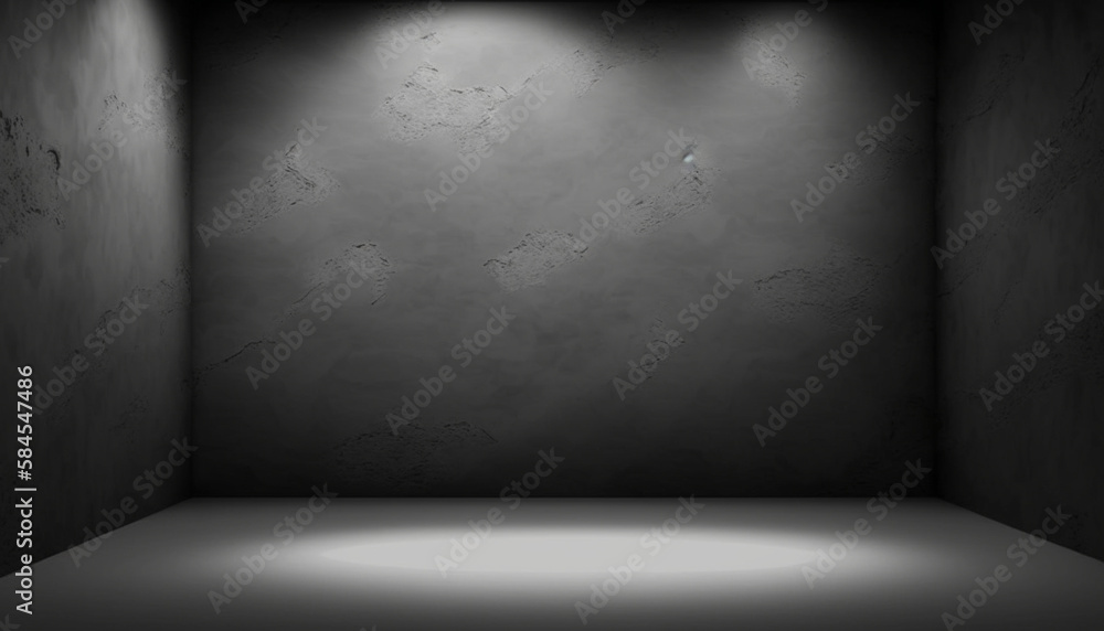 Black gradient wall. blank studio room. plain studio background Black gradient wall. blank studio room. plain studio background