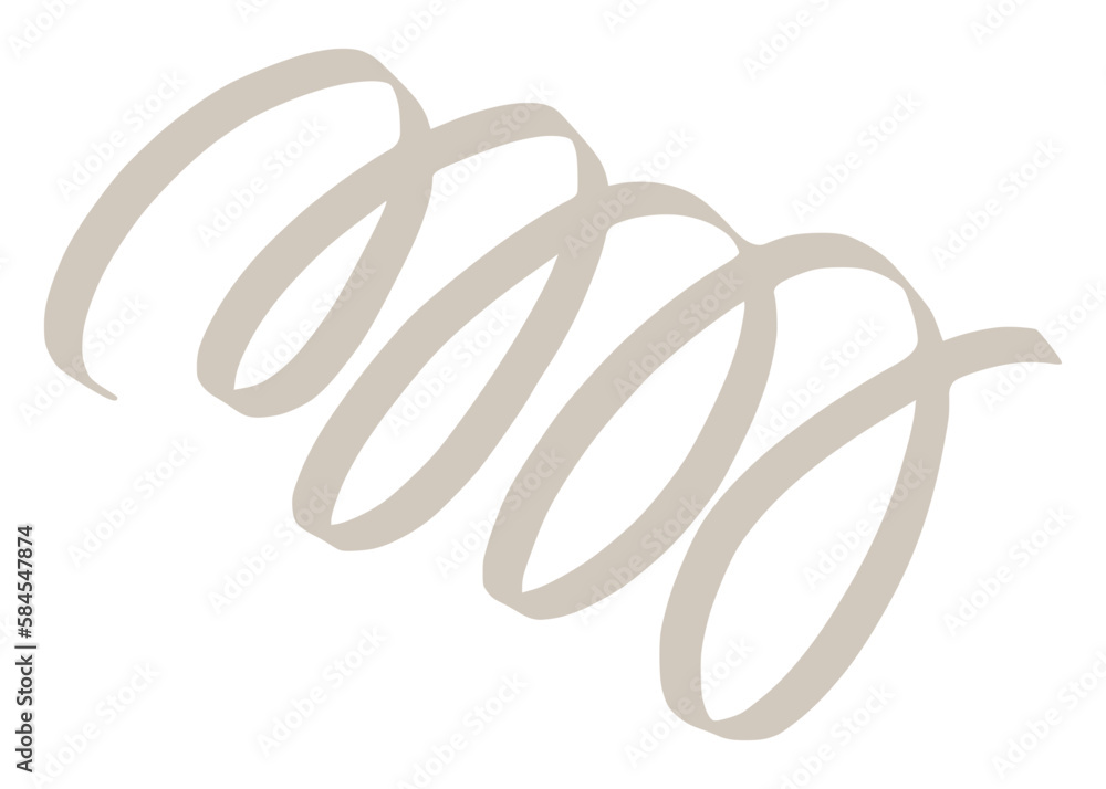 hand drawn scribble line brush nude color hand drawn scribble line brush nude color