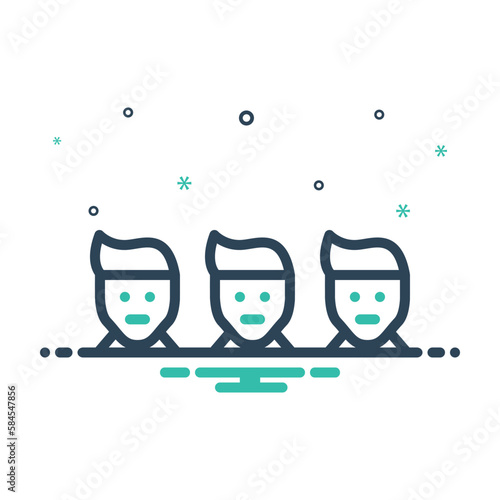 Mix icon for emotions