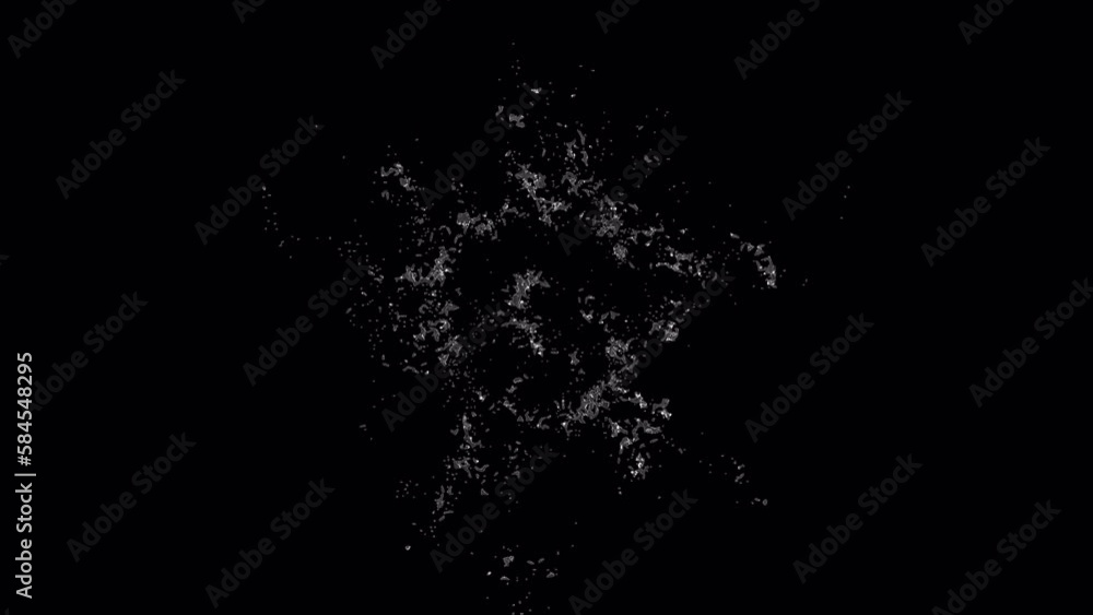 Water splash isolated on alpha background in 4K Water splash isolated on alpha background in 4K