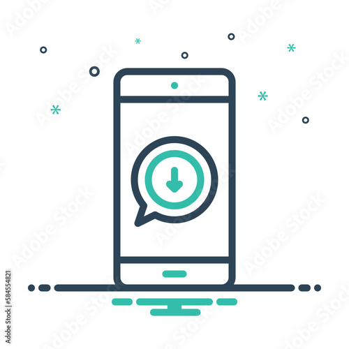 Mix icon for incoming