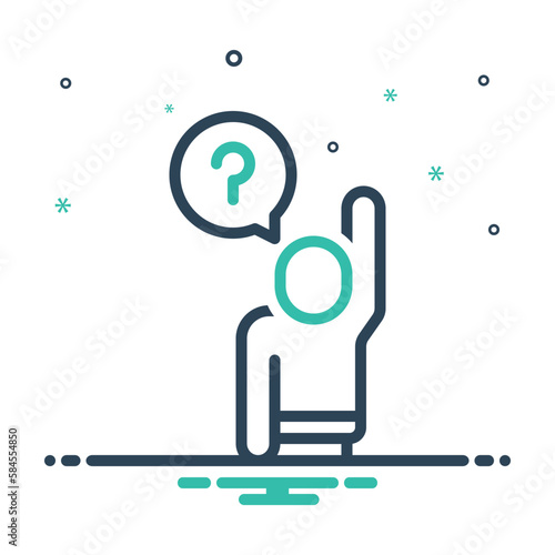 Mix icon for asked