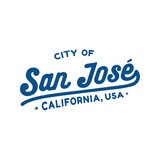 San Jose, California lettering design. San Jose typography design. Vector and illustration.
