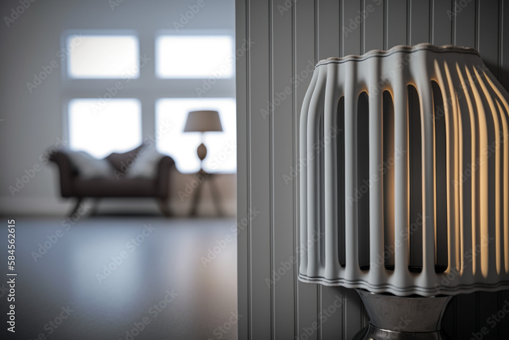 Home heating radiator in the house Home heating radiator in the house