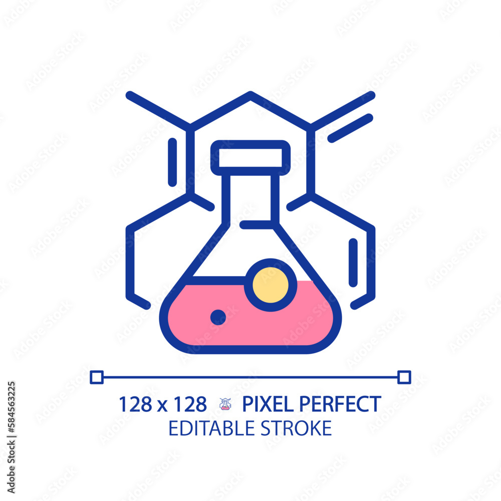 Stem activities pixel perfect rgb color icon interesting experiments