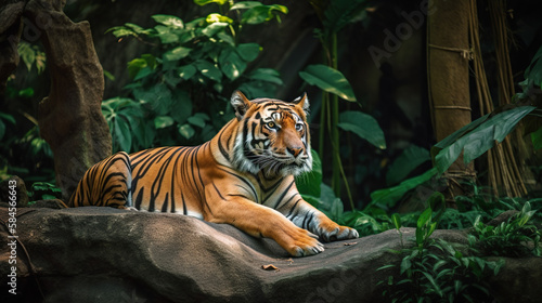 Tiger in the Jungle