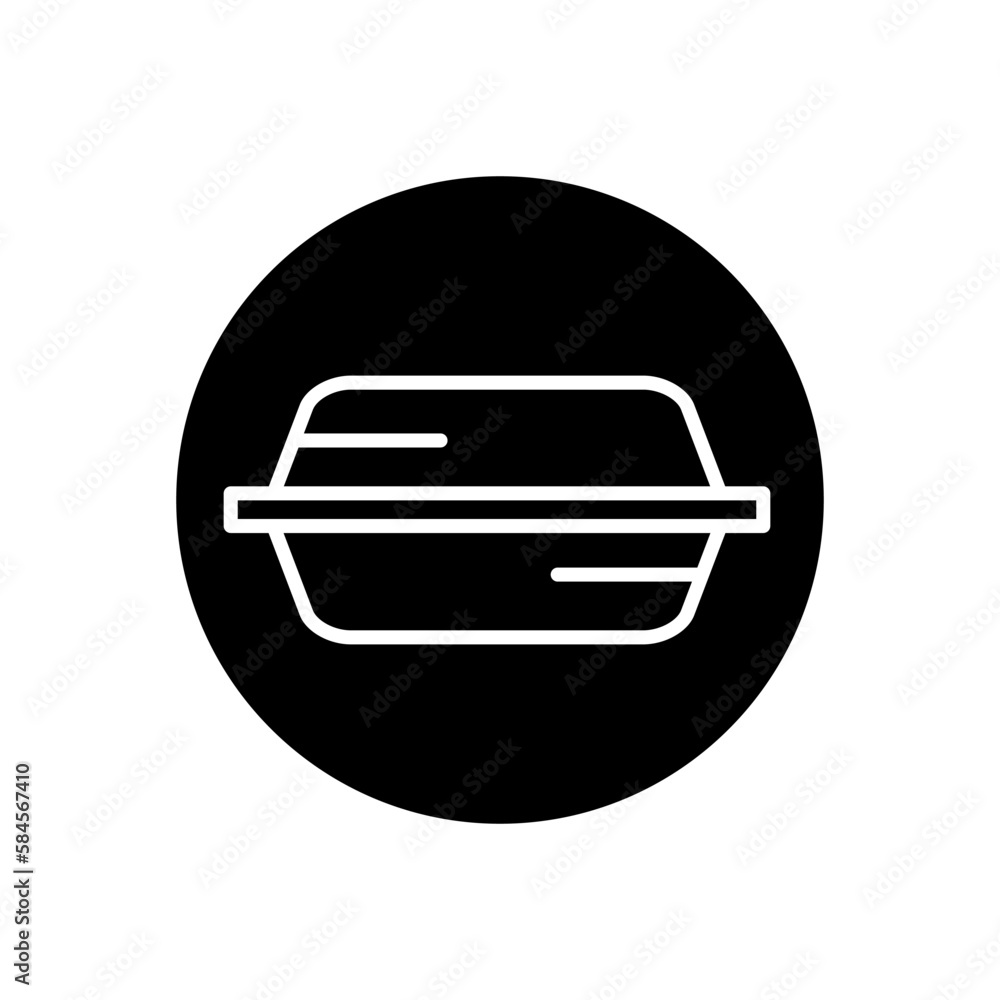 Styrofoam flat style logo design template Styrofoam flat style logo design template
