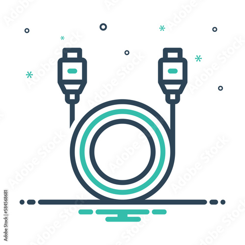Mix icon for cables