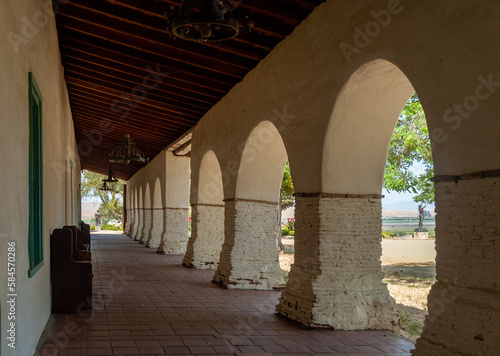 Arches in the Hallway, Mission San Juan Bautista State Historic Park